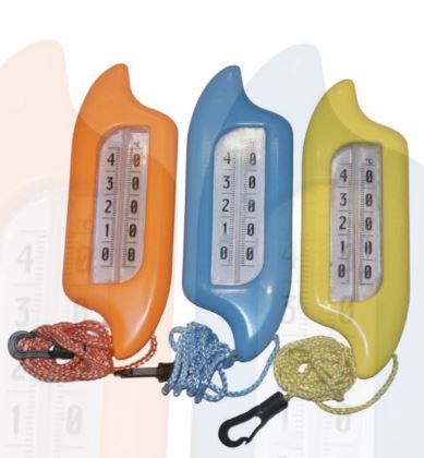 Thermometer flach