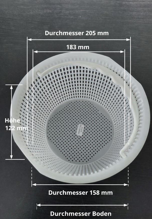 Skimmerkorb für Astral-Einbauskimmer